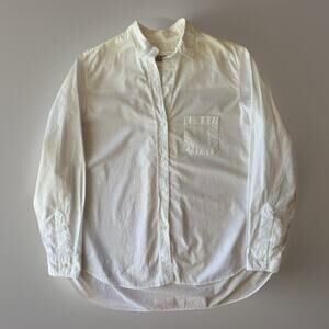 Grayson The Hero Shirt Women's 3 White Button Up 100% Cotton Glam Boho New York